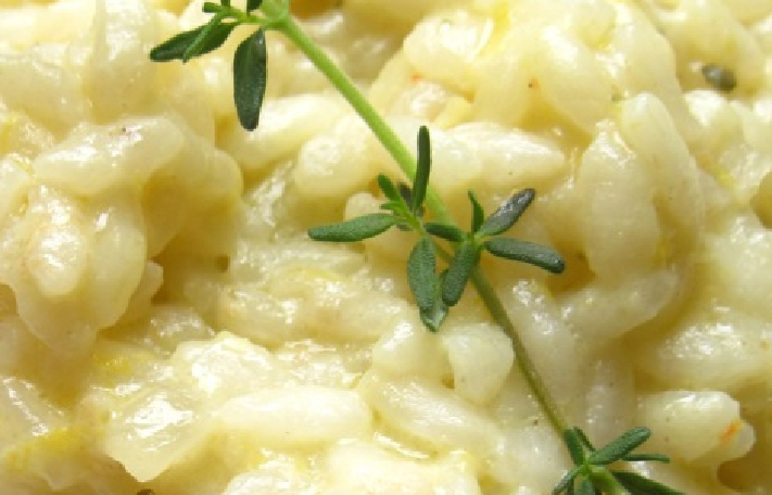 Risotto limone e timo